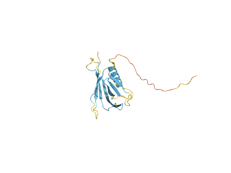 AlphaFold predicted structure of RPN13