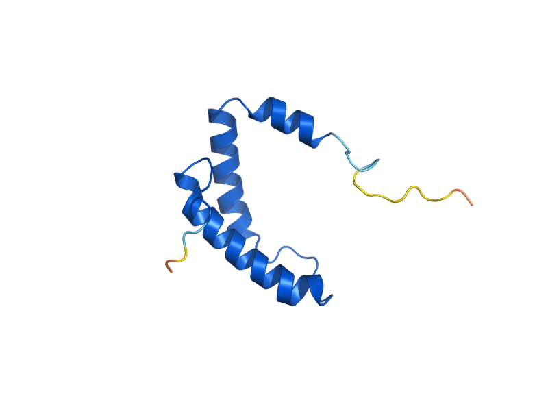 AlphaFold predicted structure of MDM35