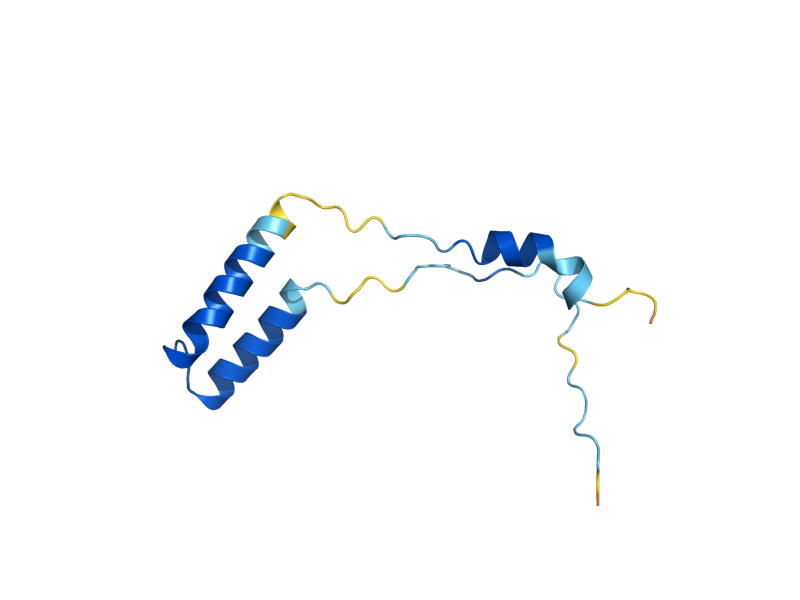 AlphaFold predicted structure of MRP10
