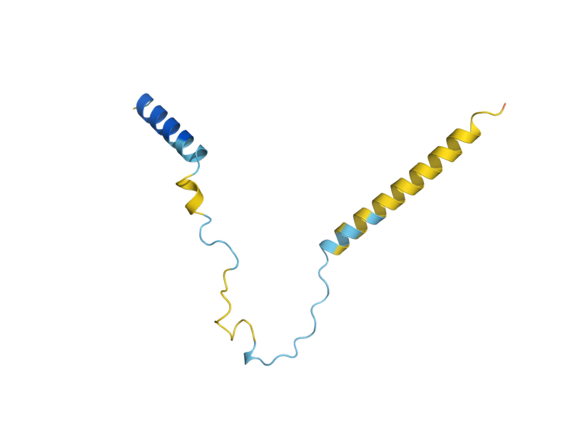 AlphaFold predicted structure of SEM1