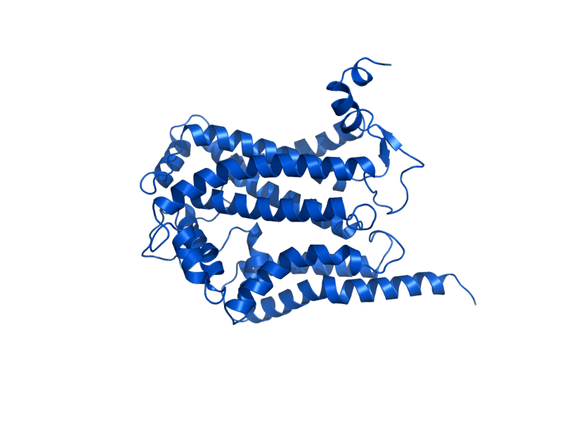 AlphaFold predicted structure of COB