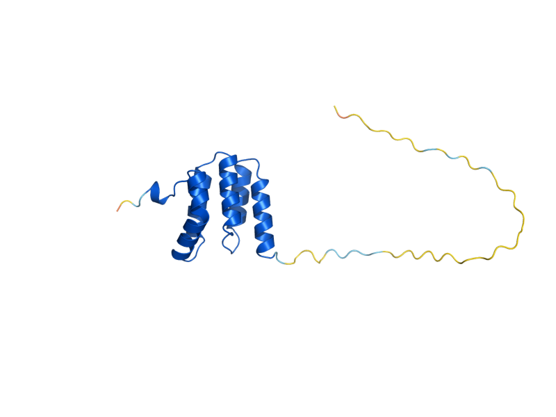 AlphaFold predicted structure of COX6