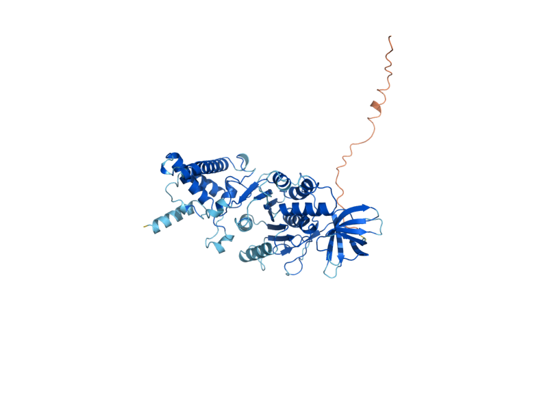 AlphaFold predicted structure of ATP2