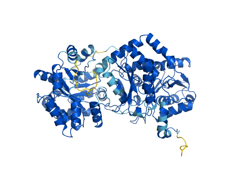 AlphaFold predicted structure of TRP5
