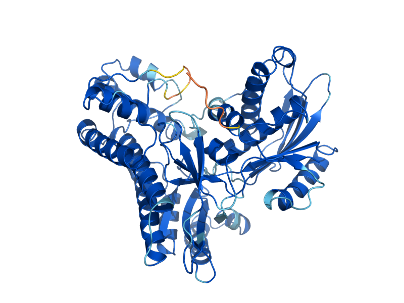 AlphaFold predicted structure of GAL1