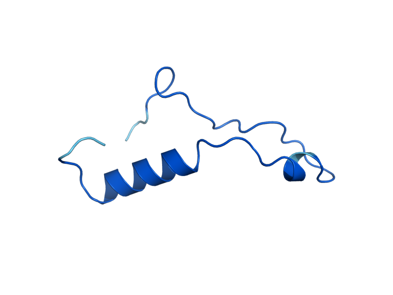 AlphaFold predicted structure of RPL39