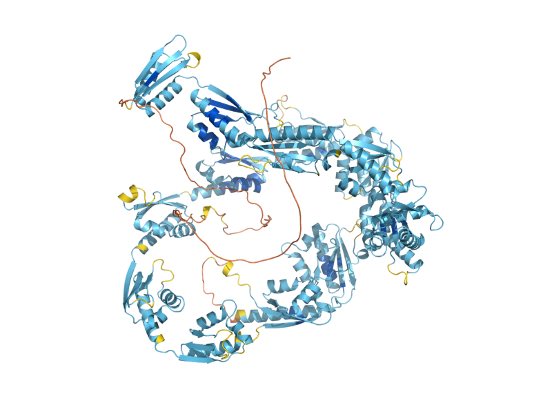 AlphaFold predicted structure of SCP160