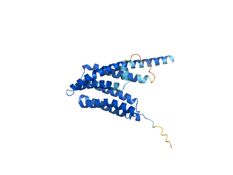 AlphaFold predicted structure of PIS1