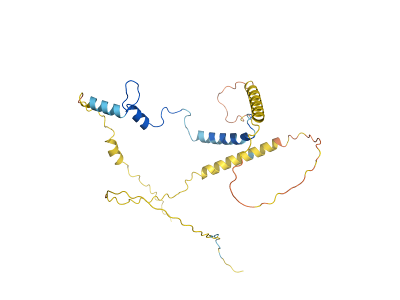 AlphaFold predicted structure of HAP2