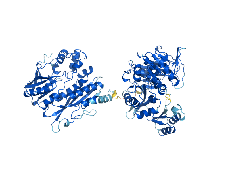 AlphaFold predicted structure of ADE57