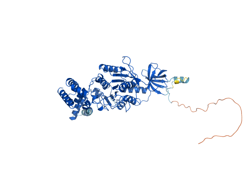 AlphaFold predicted structure of ATP1