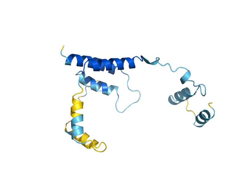 AlphaFold predicted structure of CBP6