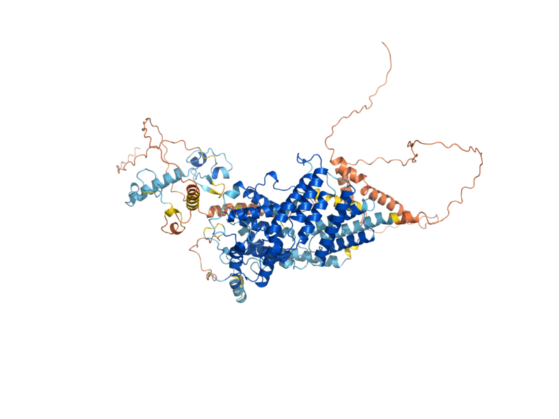 AlphaFold predicted structure of PPR1