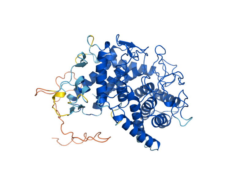 AlphaFold predicted structure of SGA1