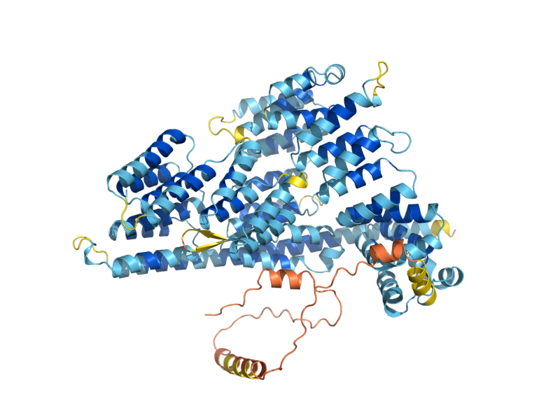 AlphaFold predicted structure of PET111