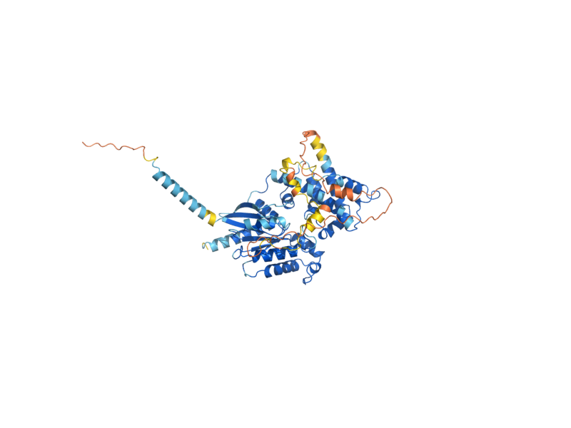 AlphaFold predicted structure of GPA1
