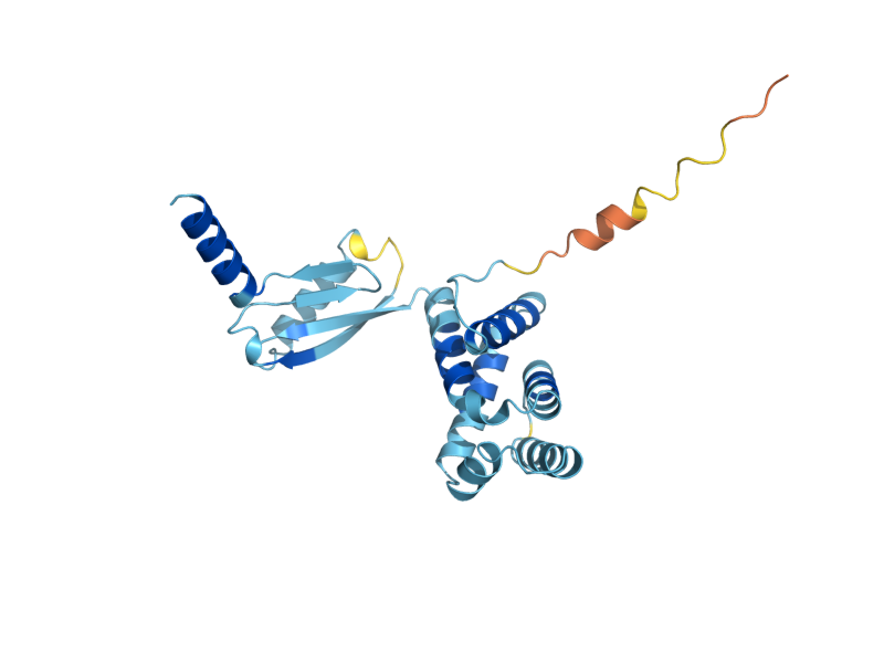 AlphaFold predicted structure of ATP5