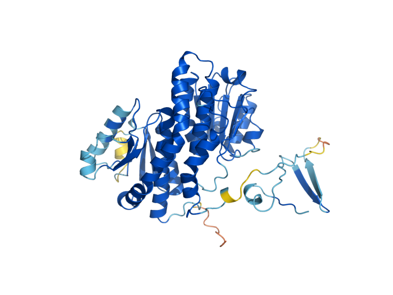 AlphaFold predicted structure of YMR085W