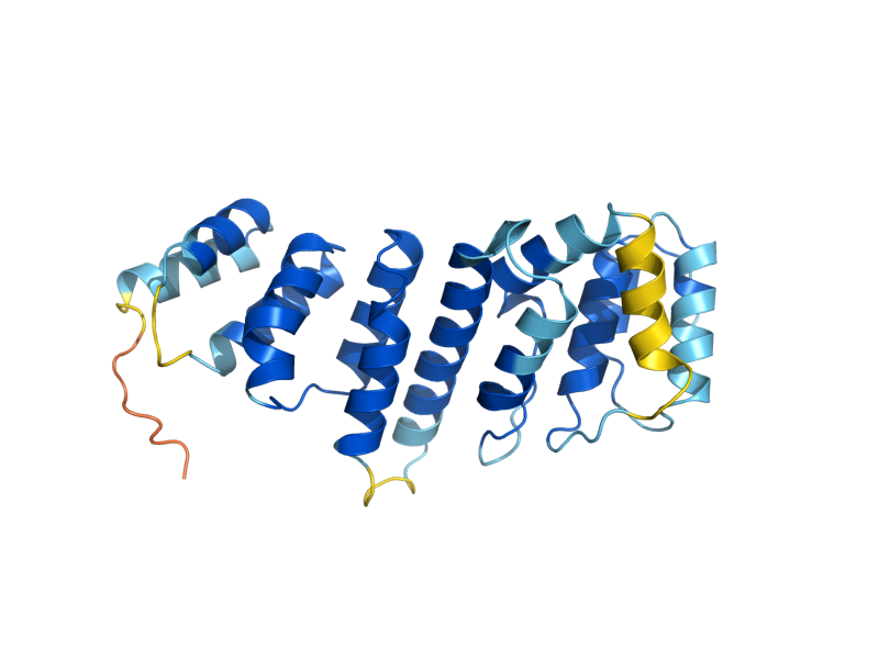 AlphaFold predicted structure of PET122