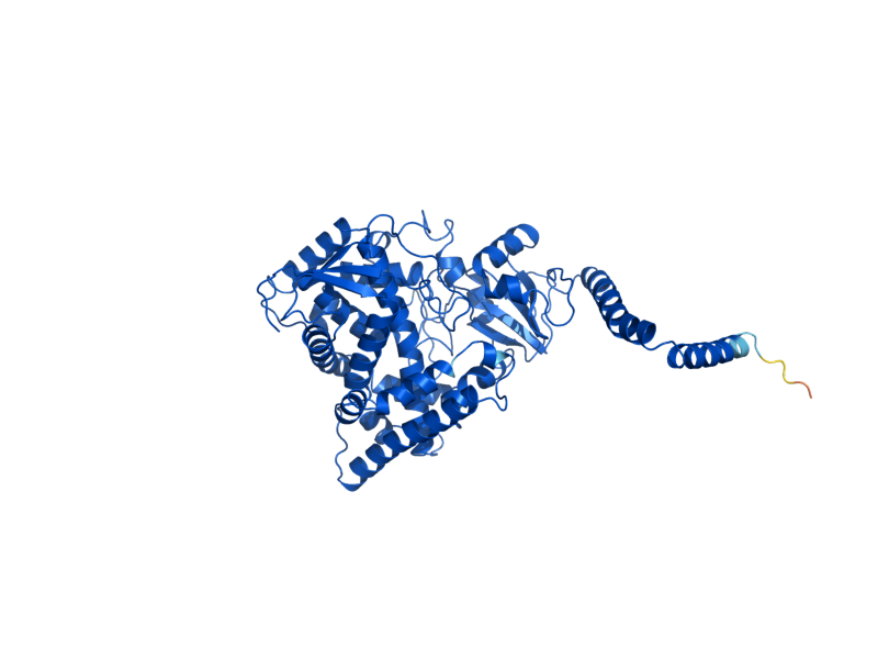 AlphaFold predicted structure of ERG11