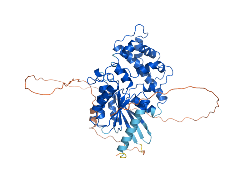 AlphaFold predicted structure of GPA2