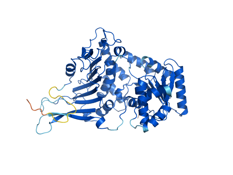 AlphaFold predicted structure of ZWF1