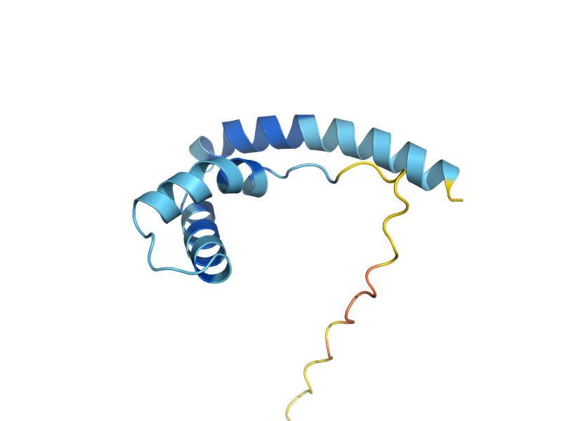 AlphaFold predicted structure of NHP6A