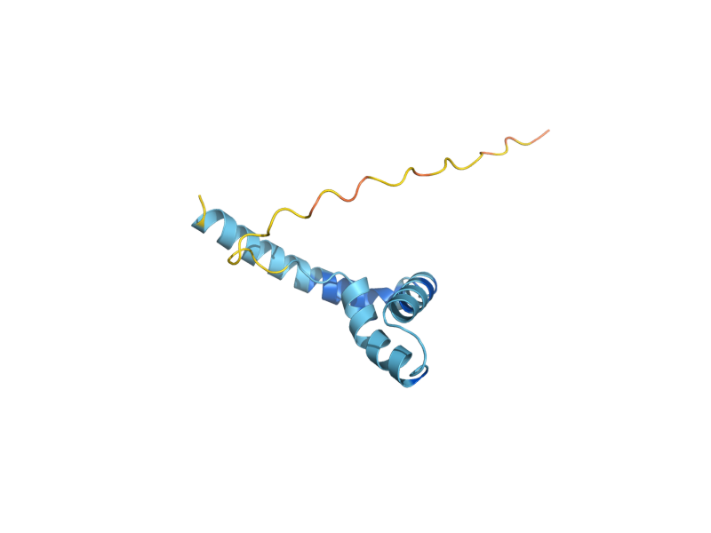 AlphaFold predicted structure of NHP6B