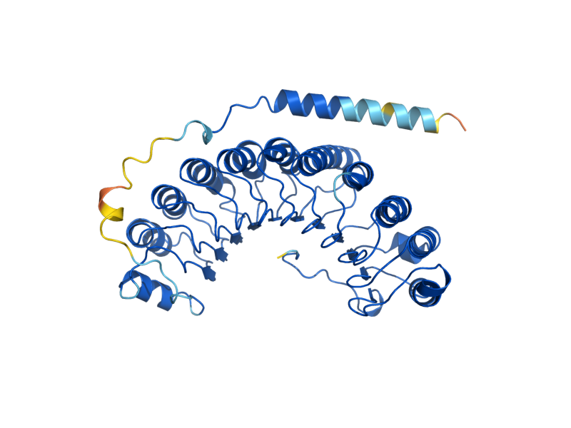 AlphaFold predicted structure of RNA1