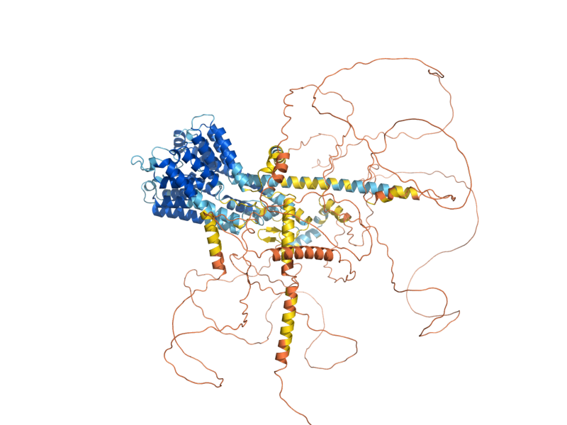 AlphaFold predicted structure of TRK1