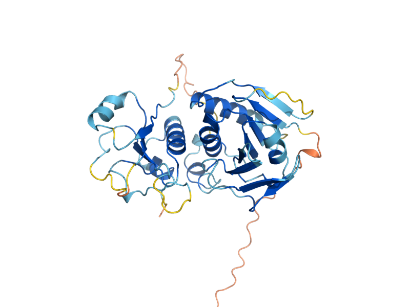 AlphaFold predicted structure of SPS100