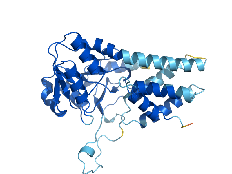 AlphaFold predicted structure of GCN3