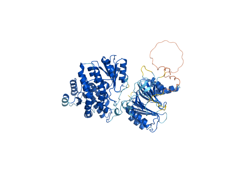 AlphaFold predicted structure of GFA1