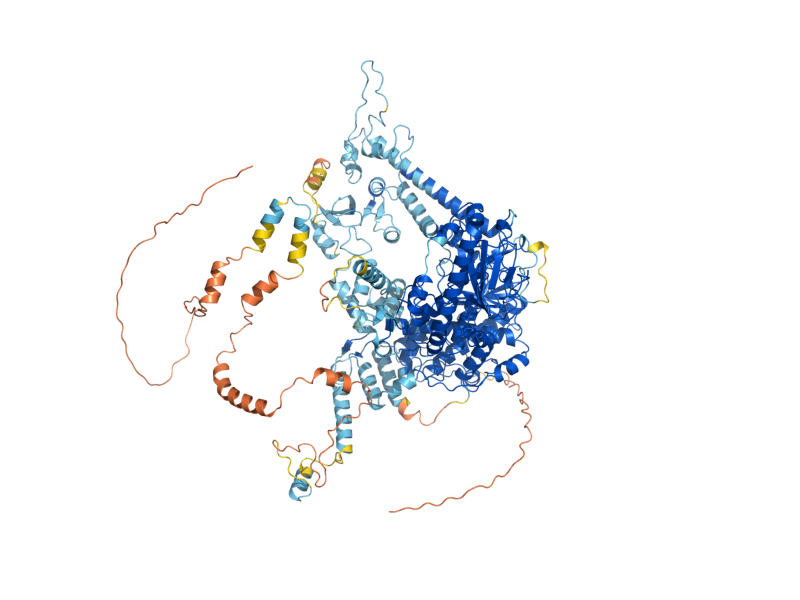 AlphaFold predicted structure of MIP1