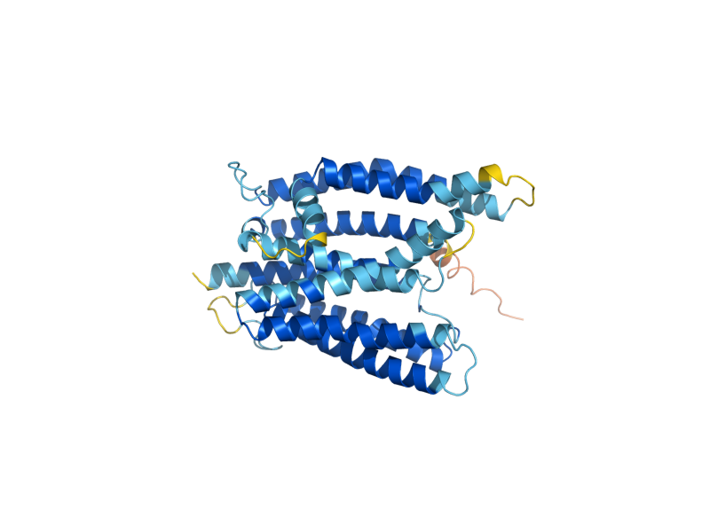 AlphaFold predicted structure of ERD1