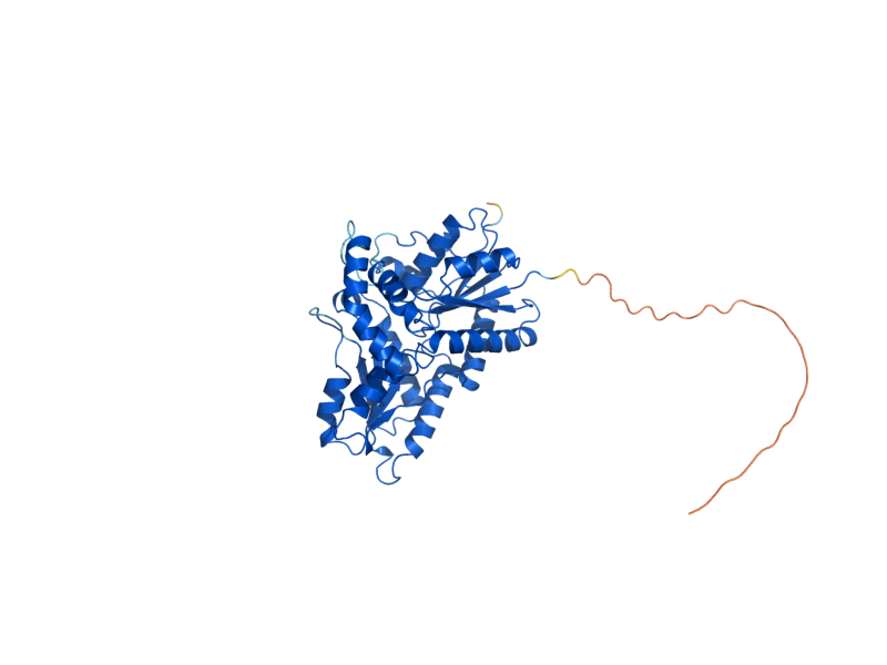AlphaFold predicted structure of HEM15
