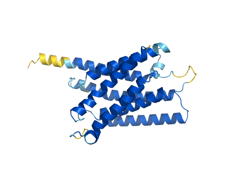 AlphaFold predicted structure of ERS1