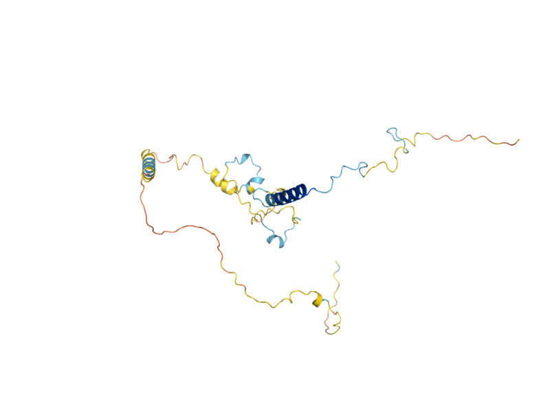 AlphaFold predicted structure of RPC31