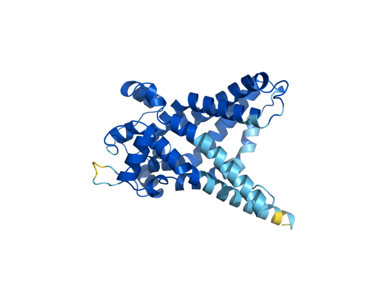 AlphaFold predicted structure of AAC3