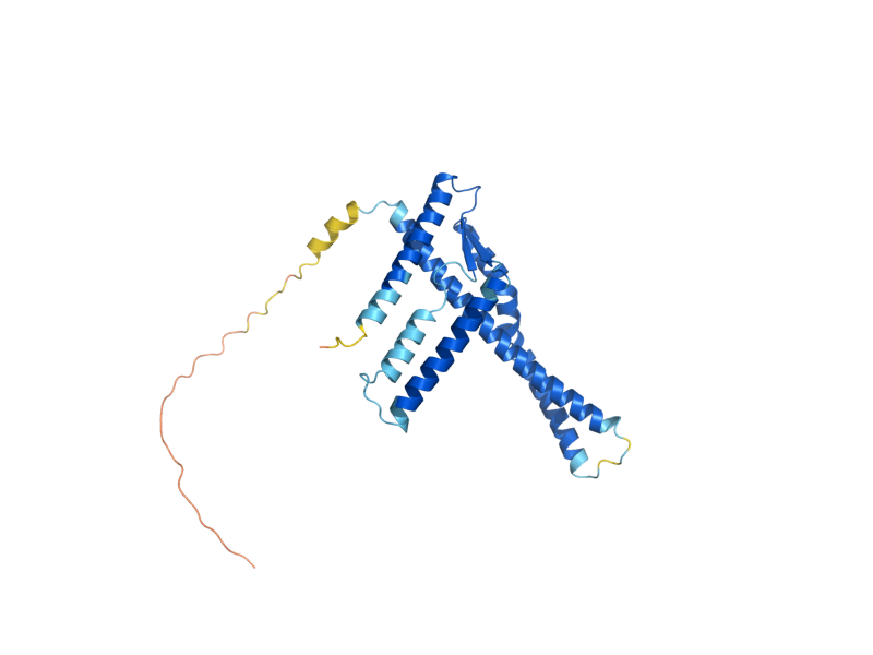 AlphaFold predicted structure of SPO7