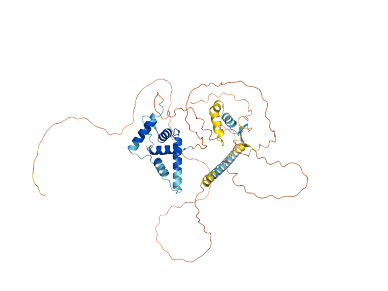 AlphaFold predicted structure of TEC1