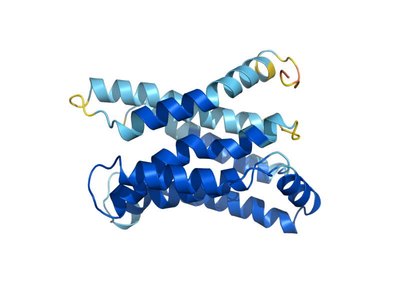AlphaFold predicted structure of ERD2