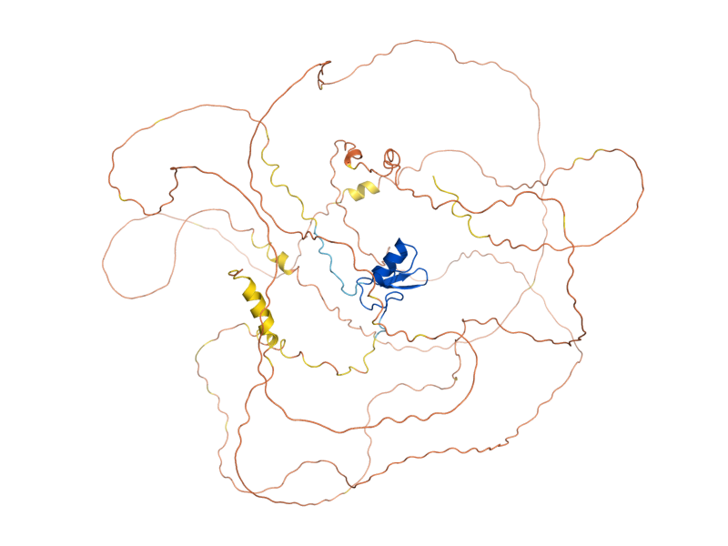 AlphaFold predicted structure of GLN3