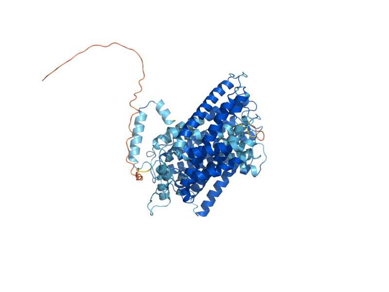 AlphaFold predicted structure of GAP1