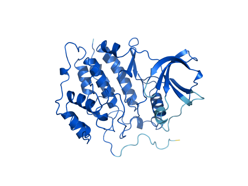 AlphaFold predicted structure of CKA2