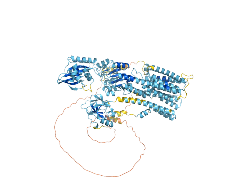 AlphaFold predicted structure of PMA2