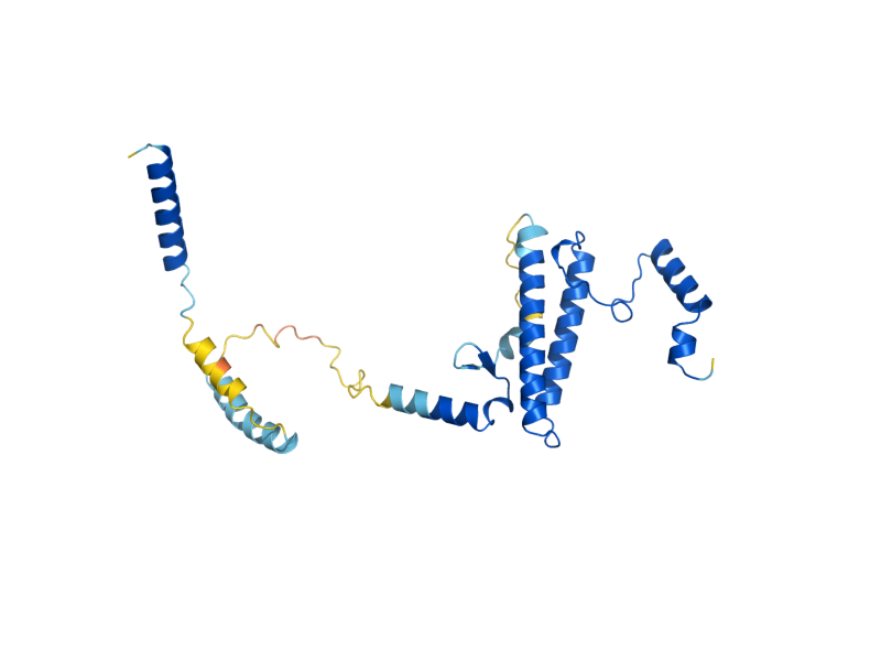 AlphaFold predicted structure of ISY1