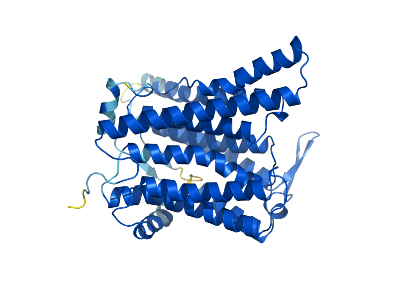 AlphaFold predicted structure of EPT1