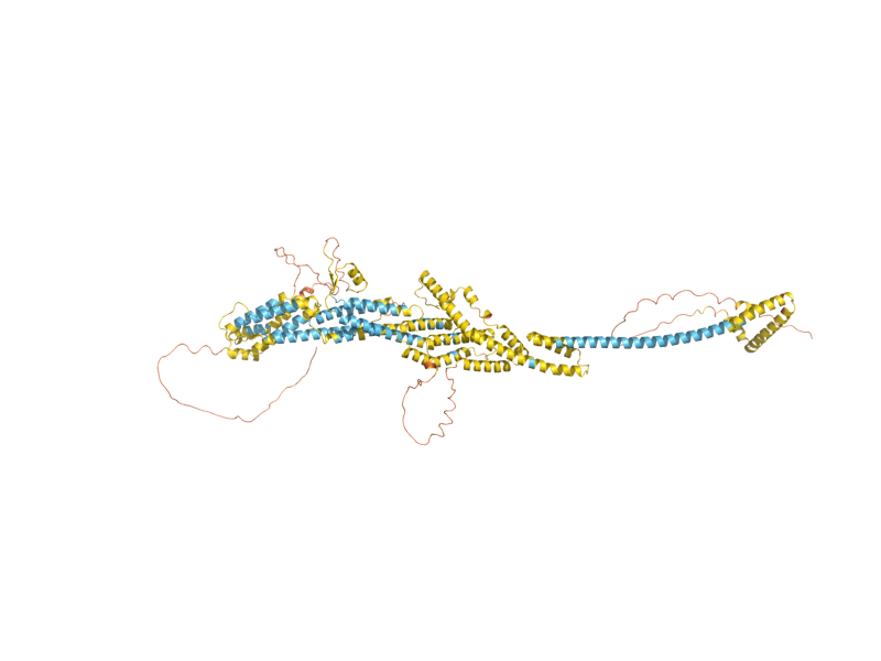 AlphaFold predicted structure of SEC15