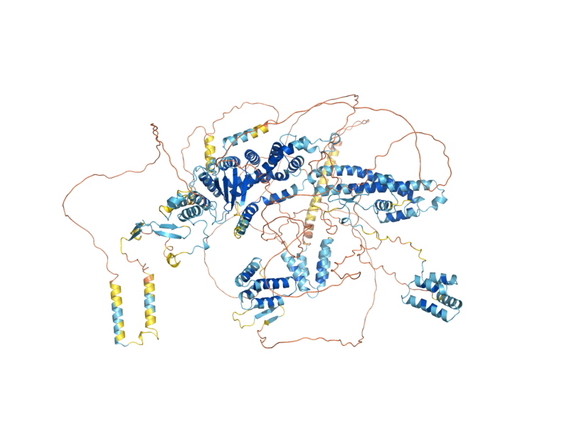 AlphaFold predicted structure of SIN3